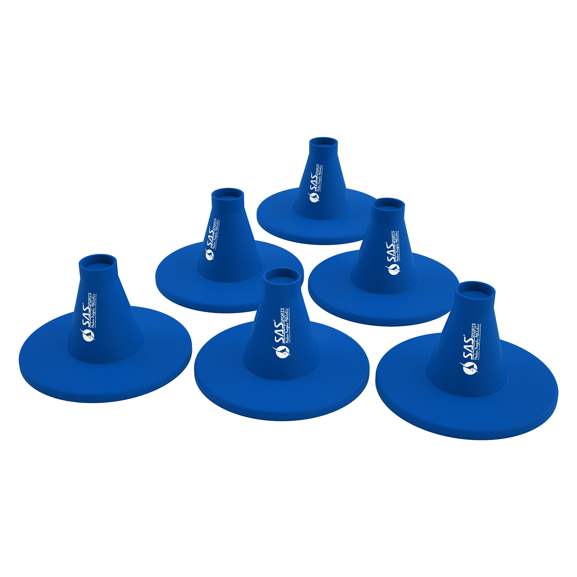 Sas Sports Cricket Pro Batting Tee - Ultra-durable Pvc Wide Base Batting Tee Set Of 3 Indoor & Outdoor Compatible For Cricket Practice And Training