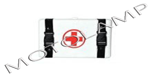 First Aid Box - Plastic, White | Suitable For Commercial Vehicles, 3-year Lifespan
