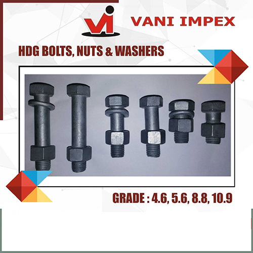 Hot Dip Galvanized Bolt - Durable Zinc Coating, Corrosion Resistant | Ideal For Heavy-duty Applications