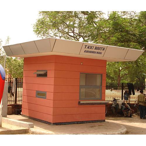 8X9 Feet Taxi Prefabricated Booth - Material: Asphalt Tile