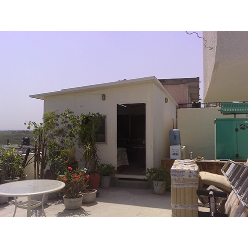 12X22 Feet Cabin On The Terreaceof - Door Material: Pvc Window