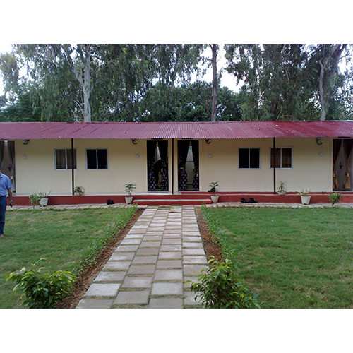 Prefabricate Office - High-Quality Steel & Glazed Tile, Sliding Window Design for Efficient Workspace