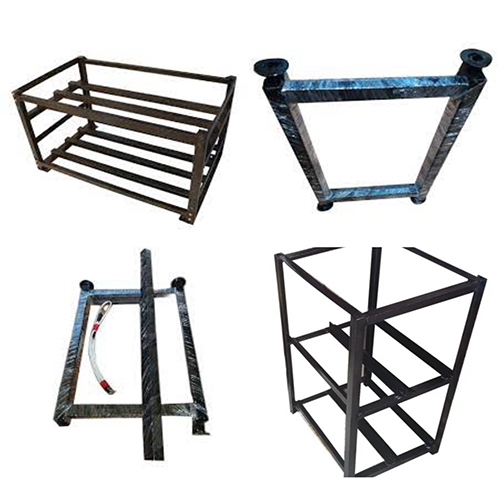 ब्लैक/ग्रे बैटरी रैक