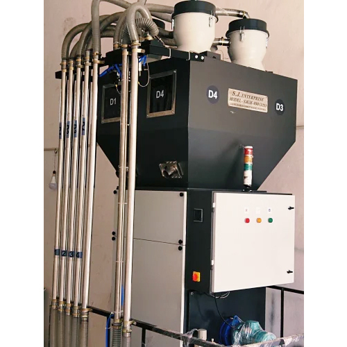 Ms Three Phase Gravimetric Blender - Stainless Steel Build, Semi-automatic Operation | Frequency Speed Control, Direct Drive System, Warranty Included