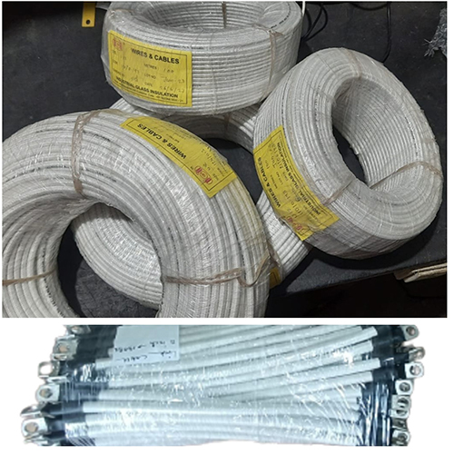 White Interlinked Cable