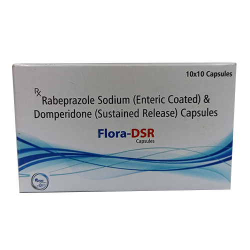 Rabeprazole Sodium and Domperidone Capsules - 20 Pieces | Fast Relief from Acid Reflux, Heartburn, and Nausea, Suitable for All