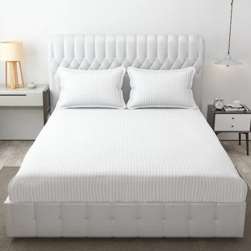Bedsheet And Pillow - Color: White