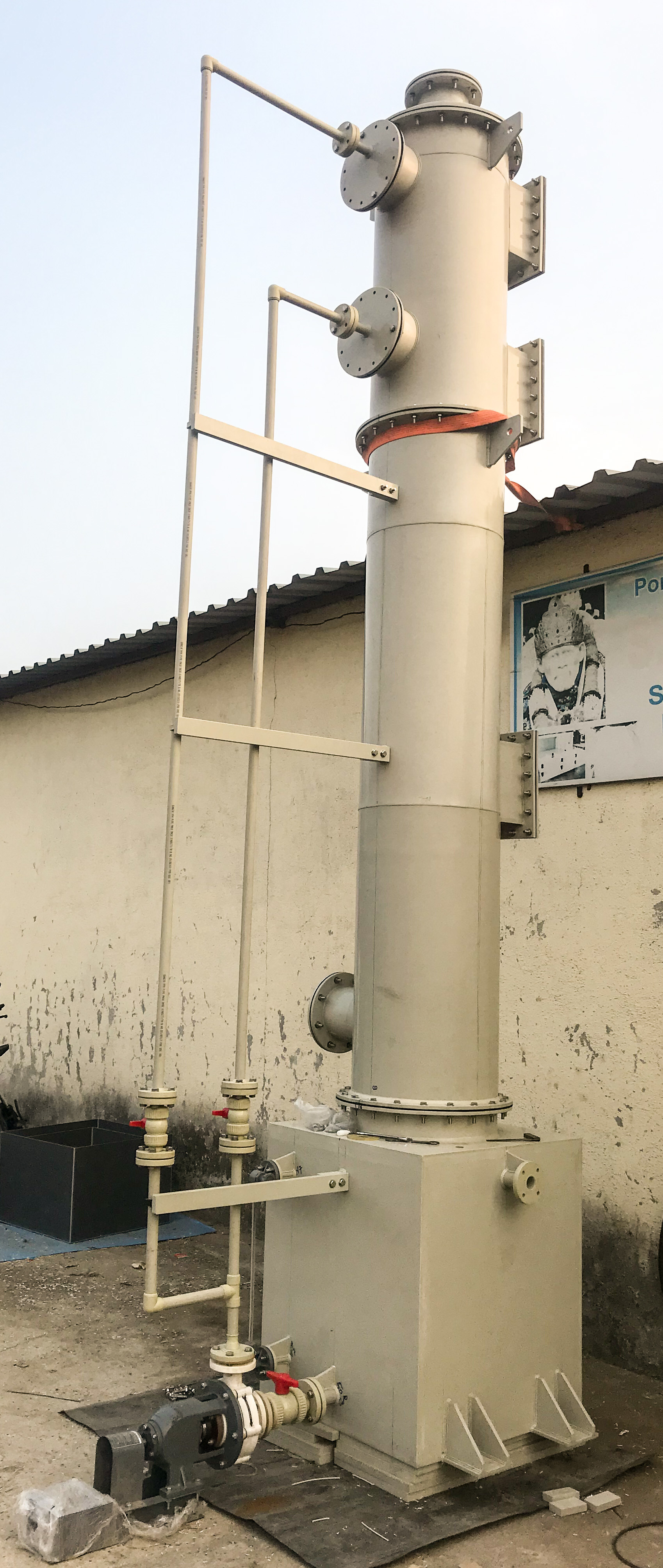 Industrial Wet Scrubber - Metal, 1000 To 100000 M3/hr Capacity | High-temperature, Moisture-resistant, Customizable Configurations, 80 Dba Noise Level