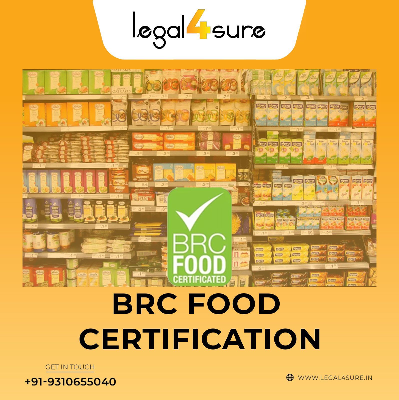 Brc Certification - Global Safety And Quality Compliance For Food Industry | Comprehensive Documentation, Implementation Support, Training Provided, Gap Analysis, Certification Audits