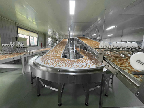 Conveyor Type Biscuit Machine - Color: Silver