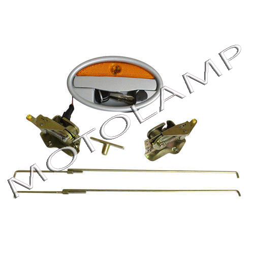 Bus Door Lock Oval Body Material: Metal And Polycarbonate