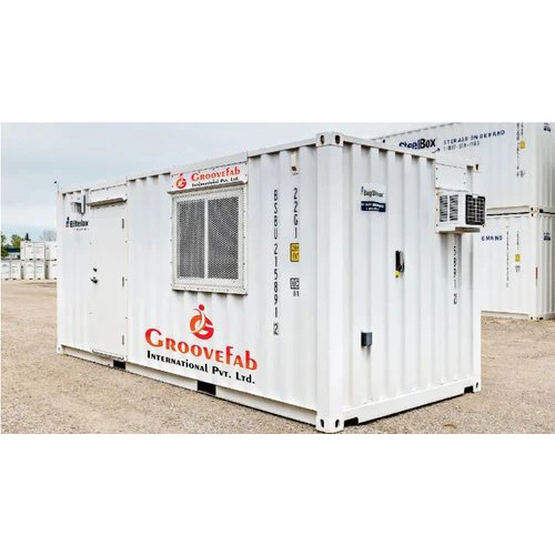 Steel Portable Office Container - Durable Steel Structure, White Finish | Ideal for Mobile Office Solutions