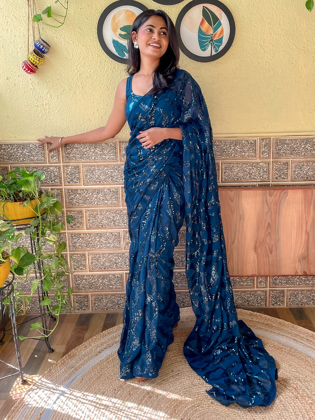 Fancy Sequence Saree