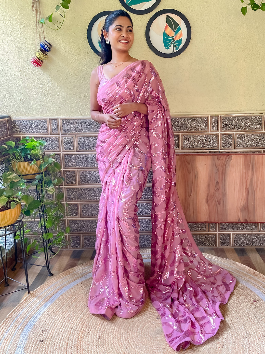 Fancy Sequence Saree