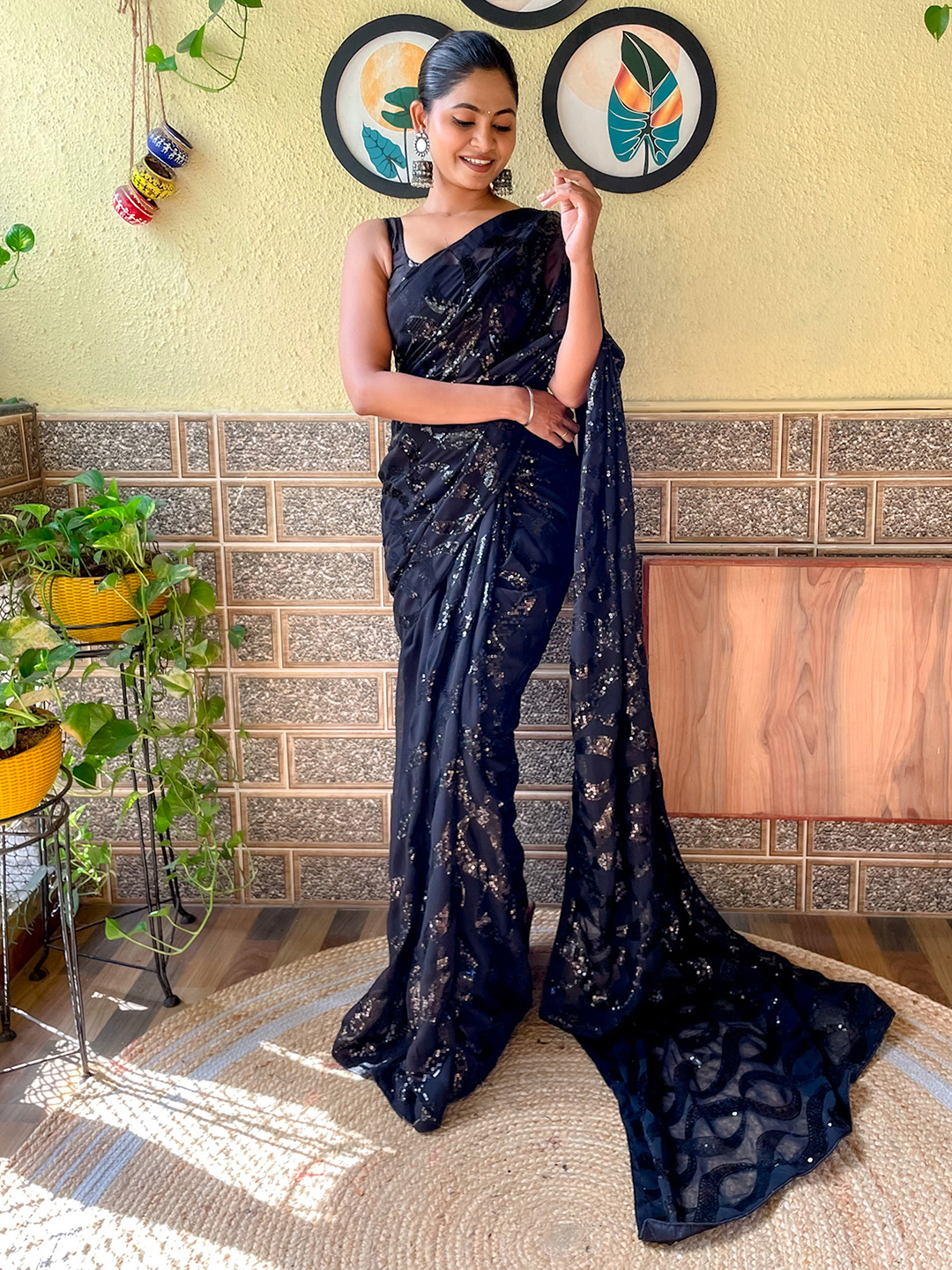Fancy Sequence Saree