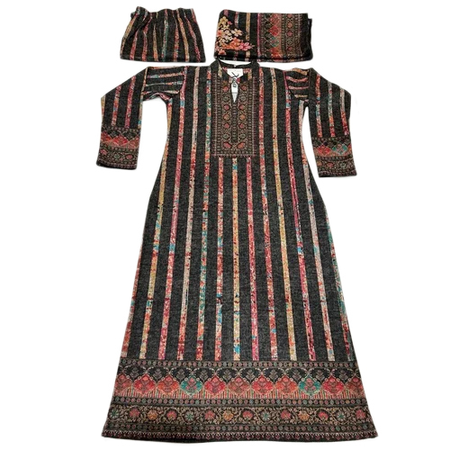 Multicolor Ladies Woolen Suit Set