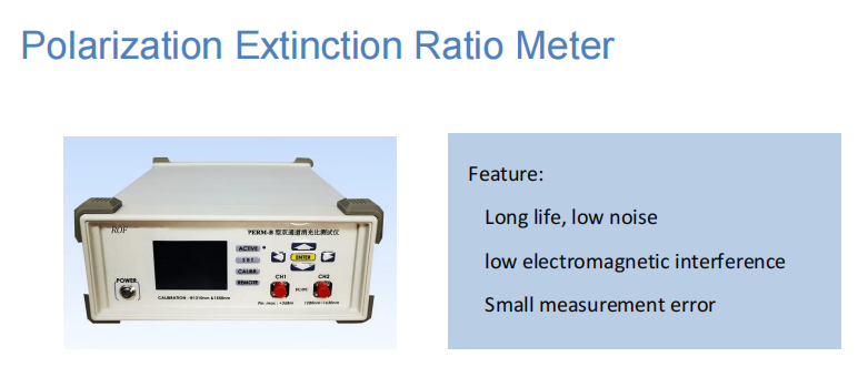 Rof Electro Optic Modulator Perm Series Polarization Extinction Ratio Meter - Application: Industrial