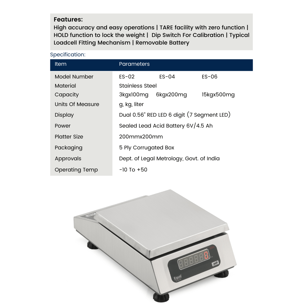 Silver Weighing Scale - Automatic Grade: No