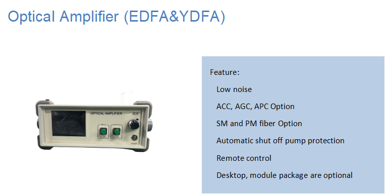 Rof Electro Optic Modulator Edfa Optical Amplifier - High Power Output, Compact Dimensions 90x70x18-320x220x90mm, Matte Black Finish | Ideal For Industrial Applications, Different Sizes Available, Superior Performance And Reliability
