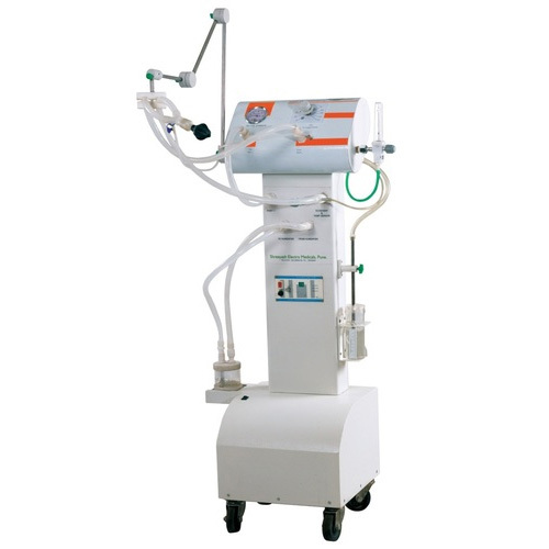 Bubble Cpap - Mild Steel Design, 50 Hertz Frequency, White Color | High Flow Delivery System, Humidified Air & Oxygen, Safety Pop-off Valve