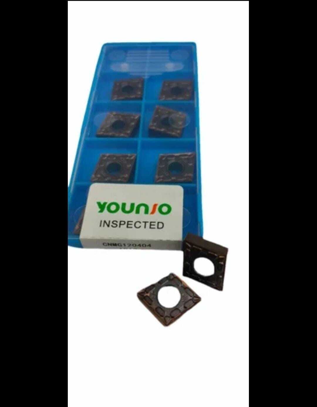 Cnmg 120404 Inserts - Stainless Steel | Versatile For Diverse Materials Including Wood, Metal - Compatible With Drilling, Milling, Turning