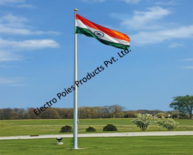 Flag Mast Pole - Color: White