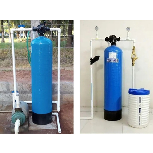 सेमी ऑटोमैटिक कमर्शियल वाटर सॉफ्टनिंग प्लांट