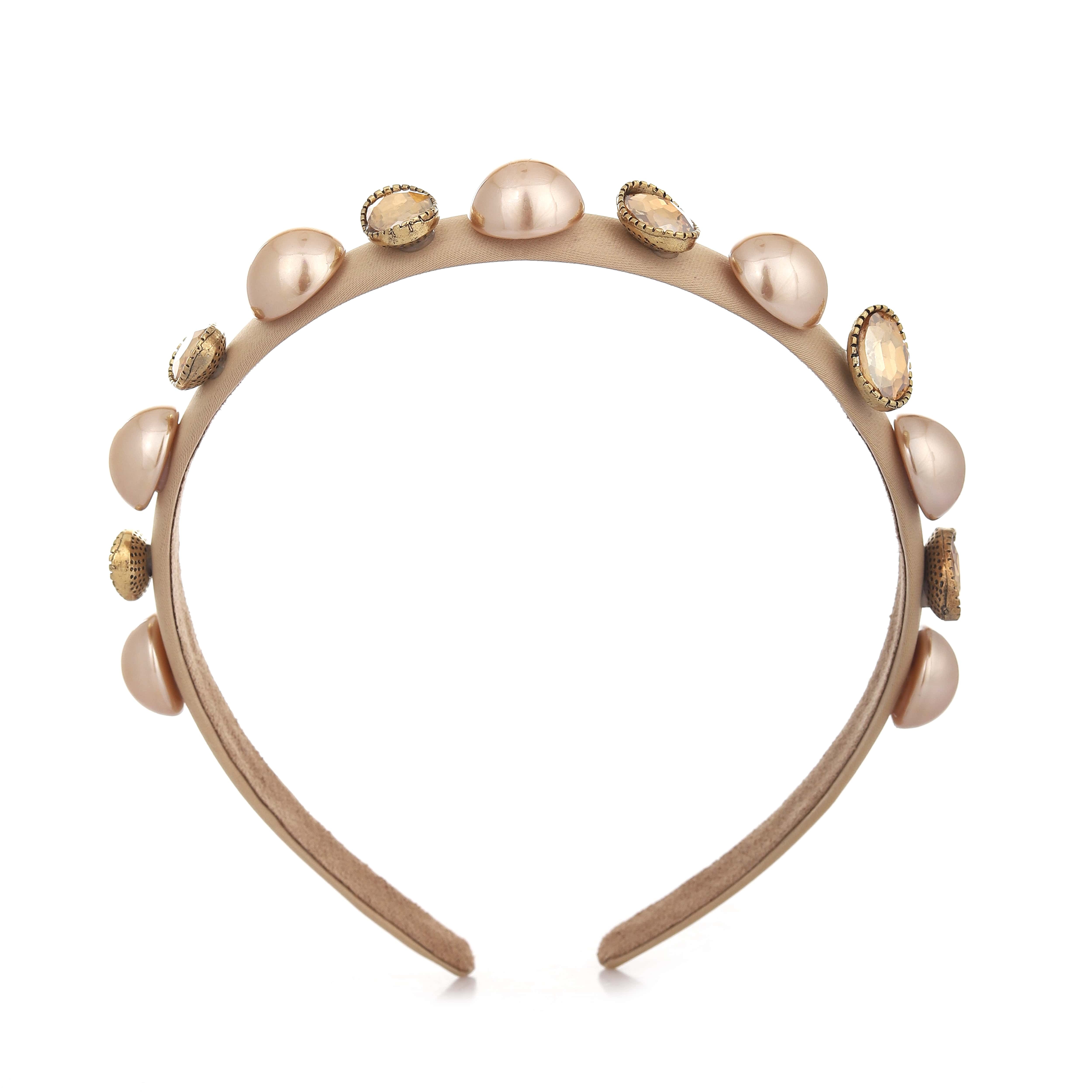 Gilded Pearl Hairband