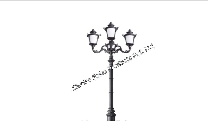 Black Decorative Pole