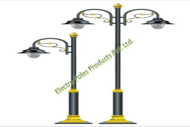 Black Decorative Pole