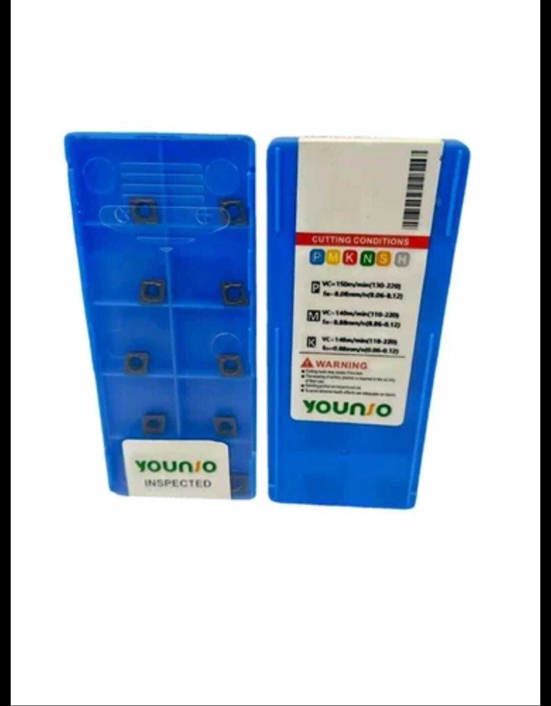 Ccmt - Et801 Universal Coated Insert For Steel & Stainless Steel, Black Finish, Optimal For Low-carbon & Low-alloy Steels