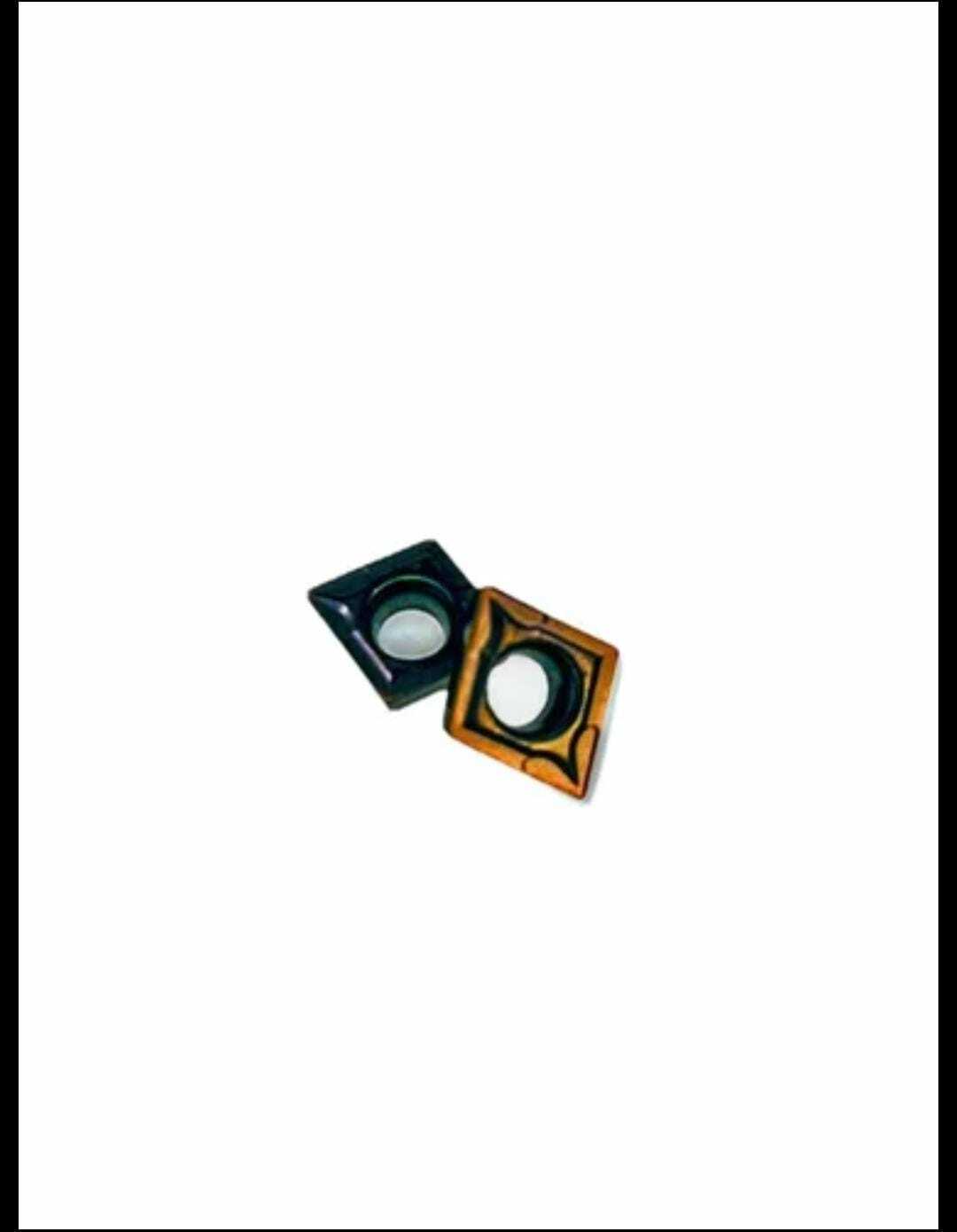 Ccmt - Et801 Universal Coated Insert For Steel & Stainless Steel, Black Finish, Optimal For Low-carbon & Low-alloy Steels
