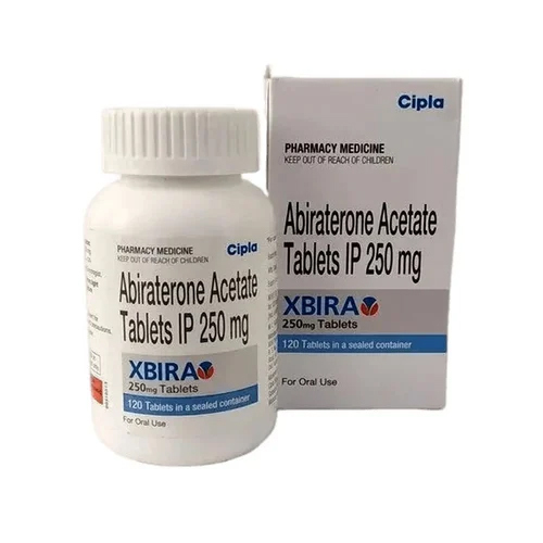 Abiraterone Acetate 250mg Tablets IP - 120 Tablets Bottle | Prescription Strength for Metastatic Prostate Cancer Treatment, Store in a Dry Place