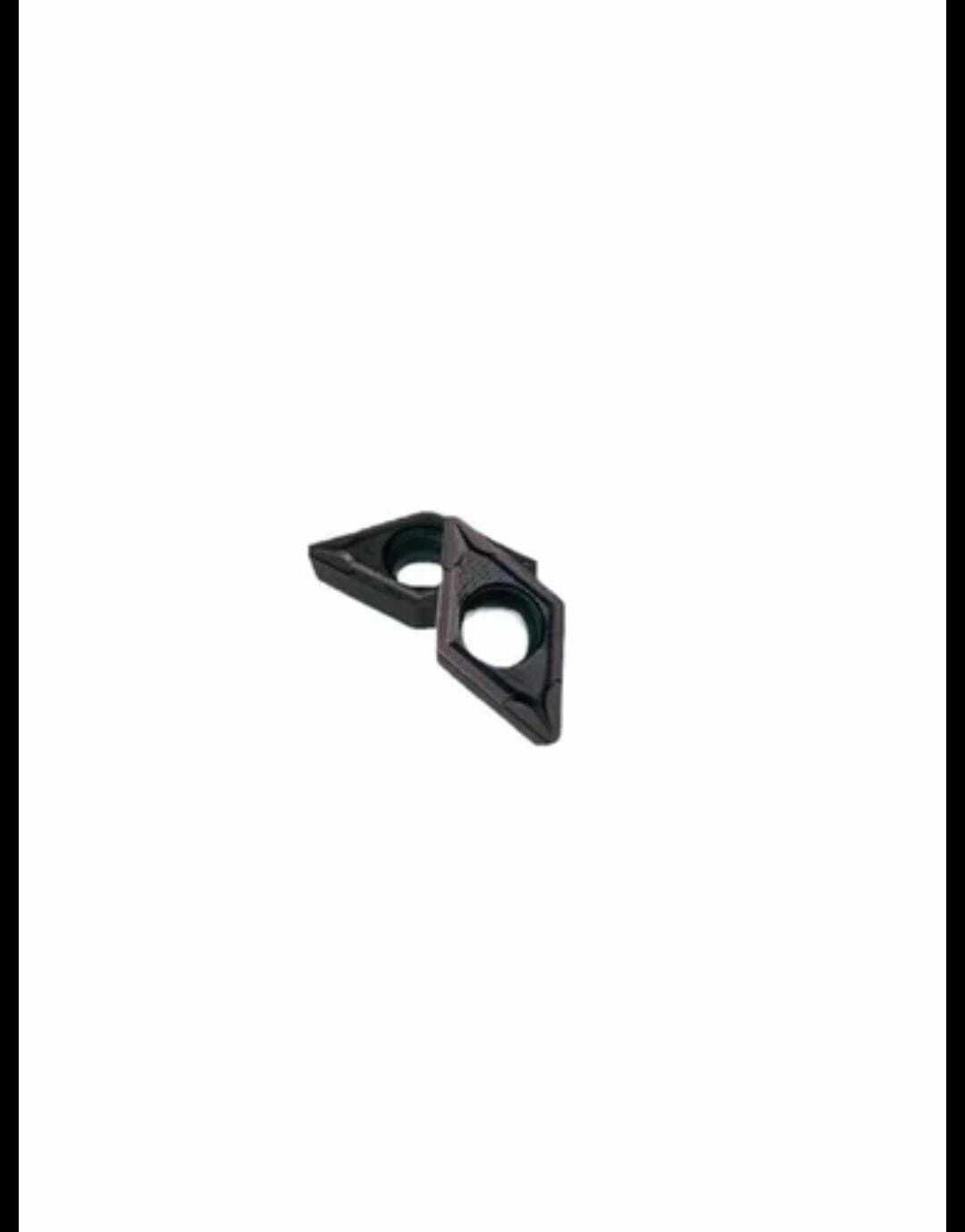 Dcmt Insert - Dcmt 11t308 Specification, Stainless Steel Material, Black Color, 7 Positive Clearance For Versatile Grooving And Finishing Applications