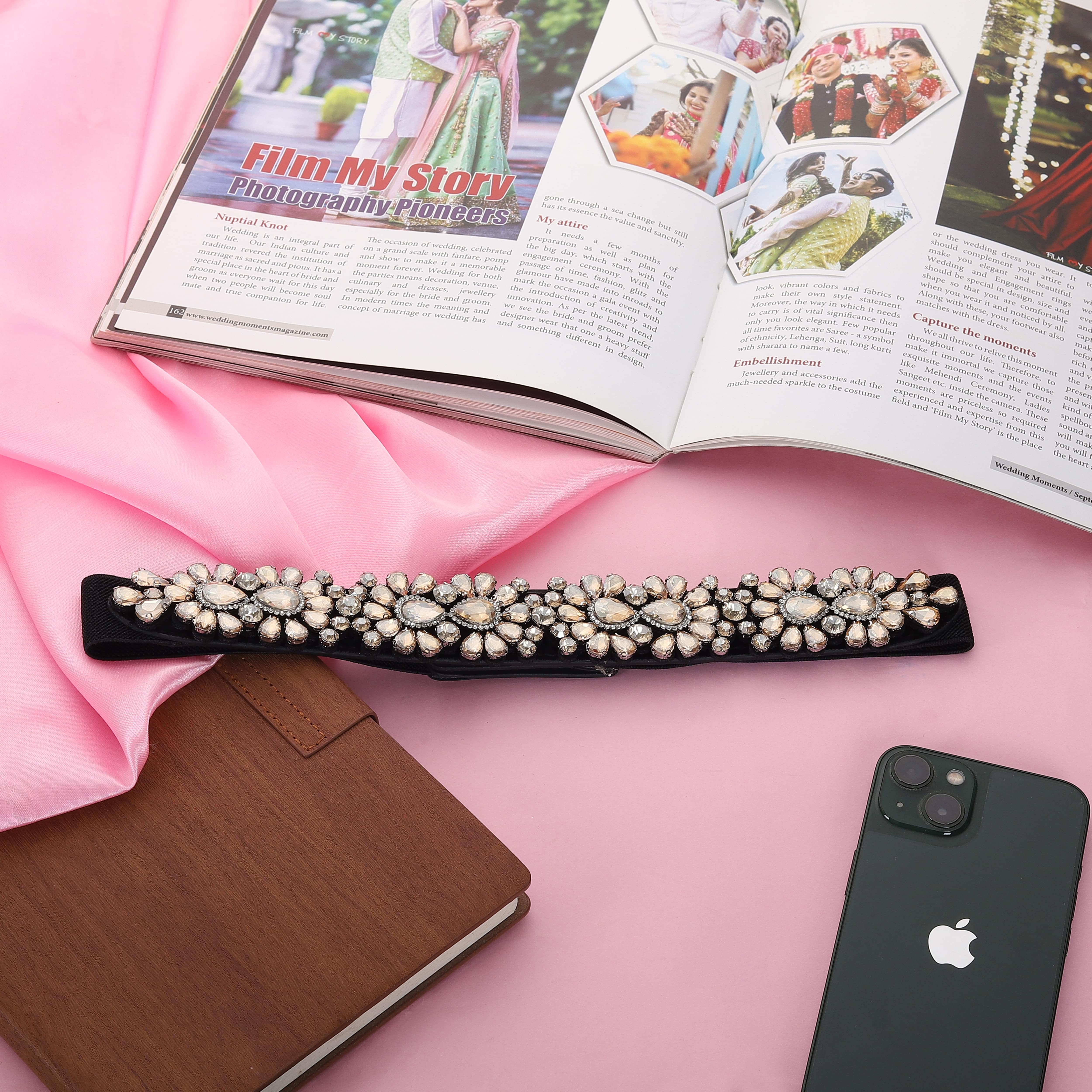 Gemstone Studded Belt