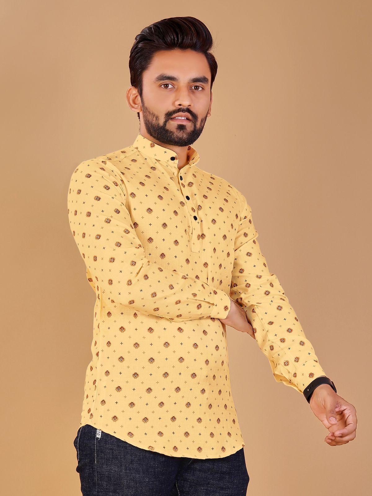 Short Kurta - Soft Cotton Fabric | Stylish Design, Comfortable Fit, Versatile Wear
