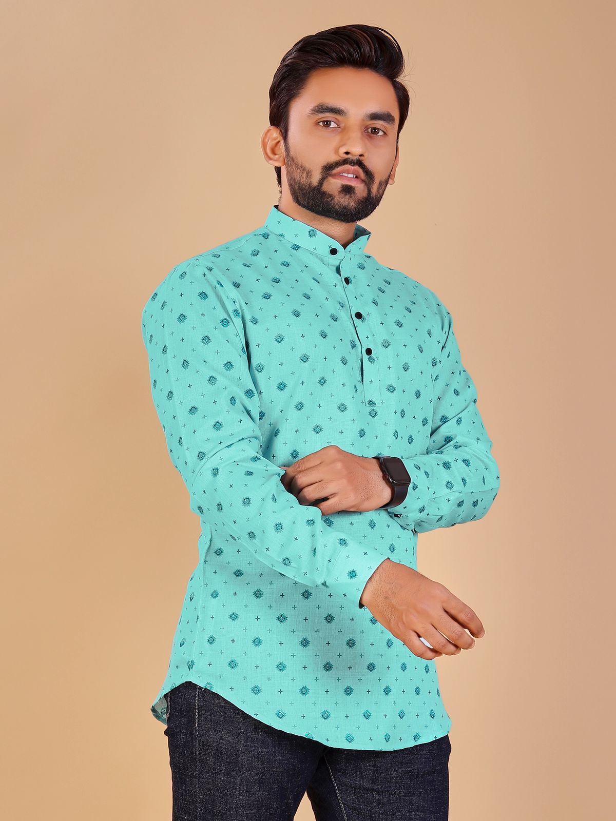 Short Kurta - Soft Cotton Fabric | Stylish Design, Comfortable Fit, Versatile Wear