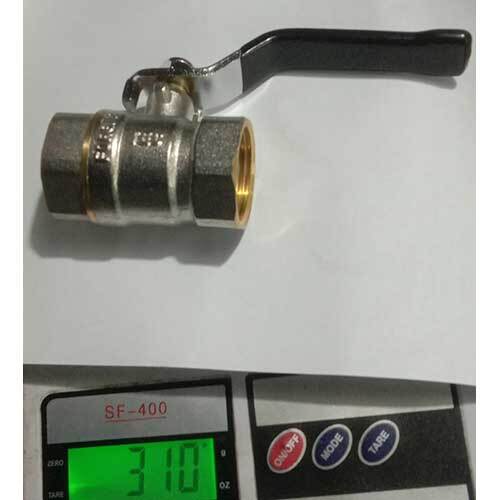 Ball Valve 1 Imported Crome 300Gm - Color: Silver