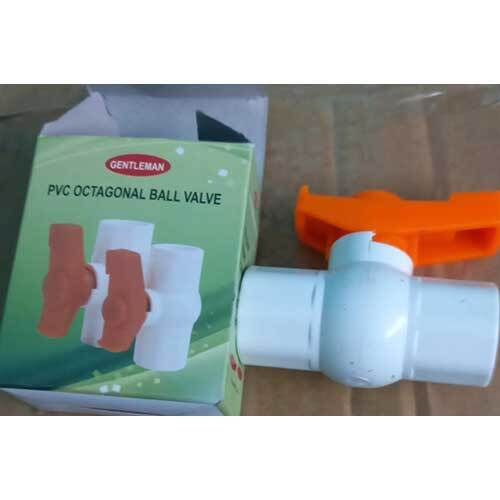 व्हाइट बॉल वाल्व पीवीसी 12 इंच