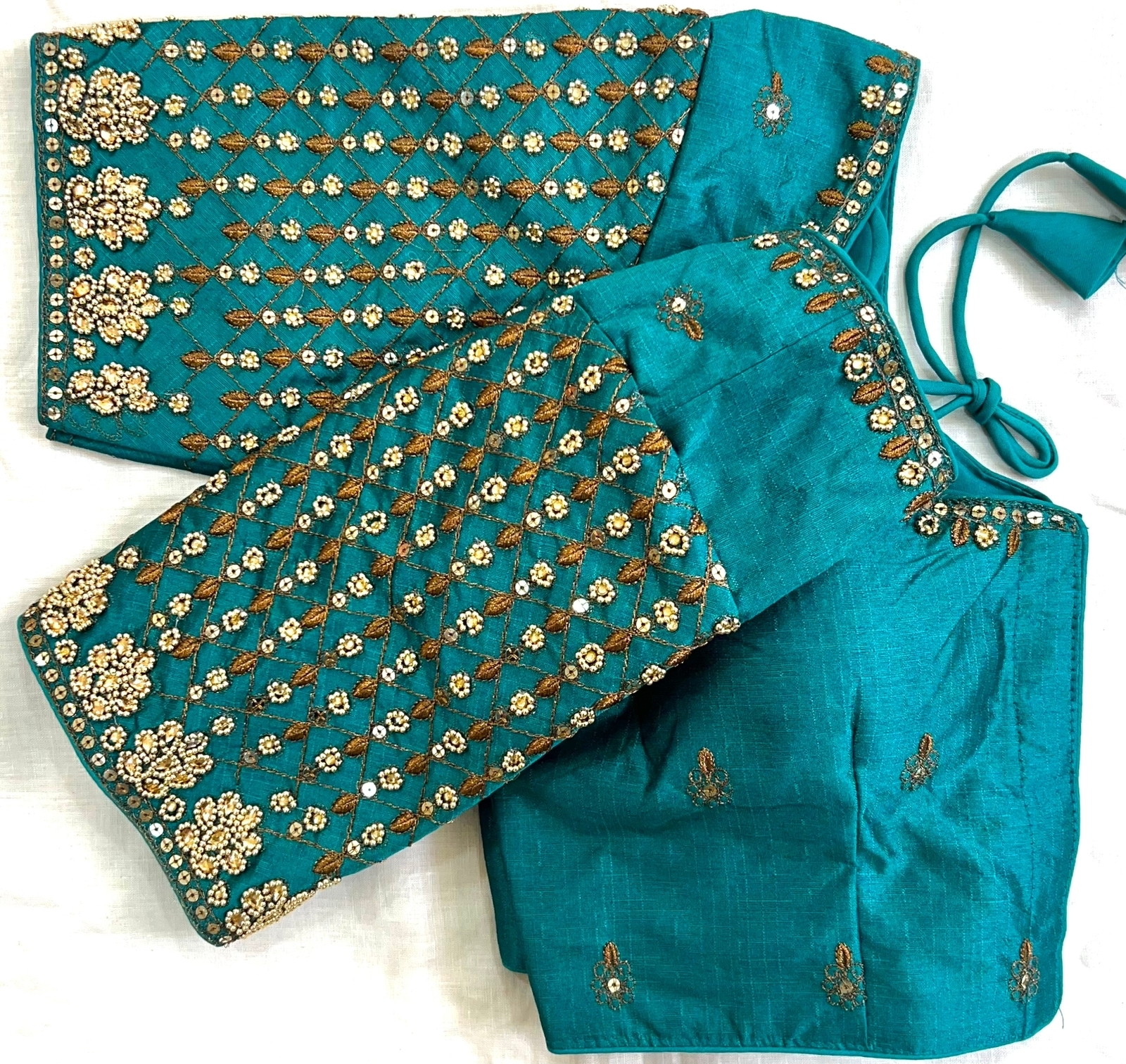 Hand Work Silk Blouse - Age Group: Adult