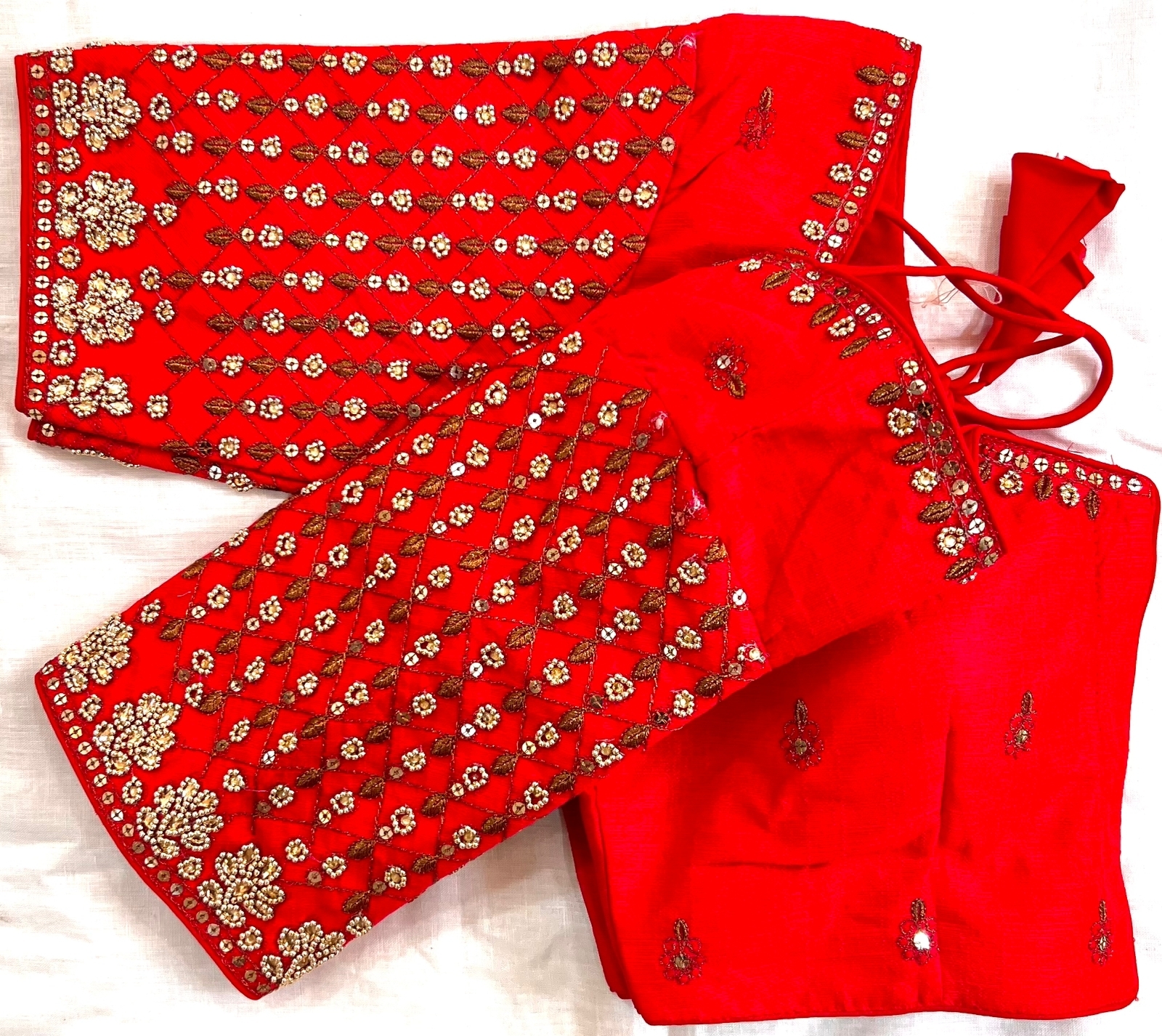 Hand Work Silk Blouse - Age Group: Adult