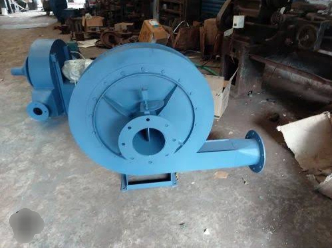 Blower Fan - Stainless Steel & Mild Steel Construction , Grey Color, Painted Finish, Customizable Designs
