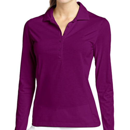 Ladies Full Sleeve T-shirt Polo