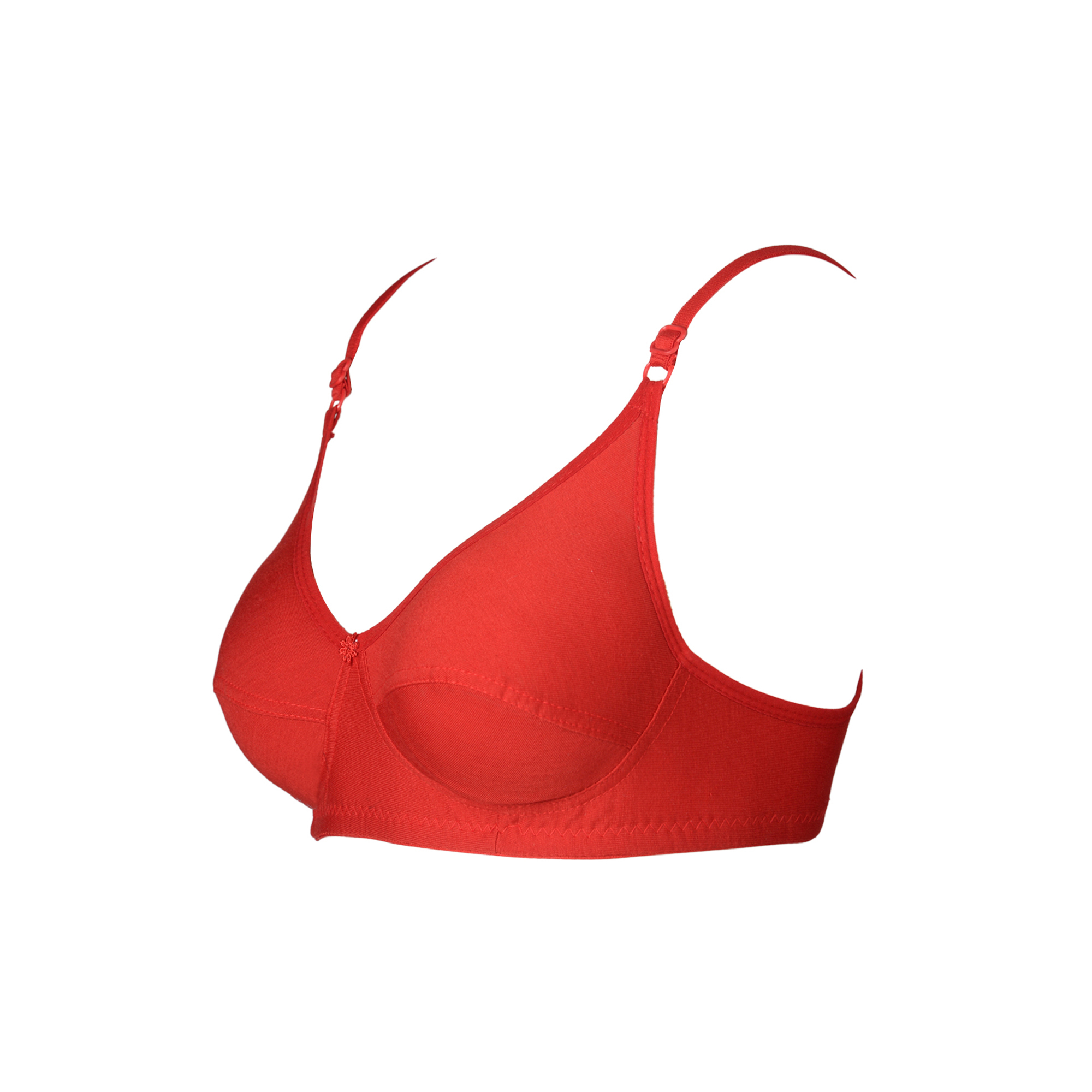 Lotus Bra - Cotton Fabric Sizes 28-40 | Available In Red Rani Black Dark Pink Maroon Gold