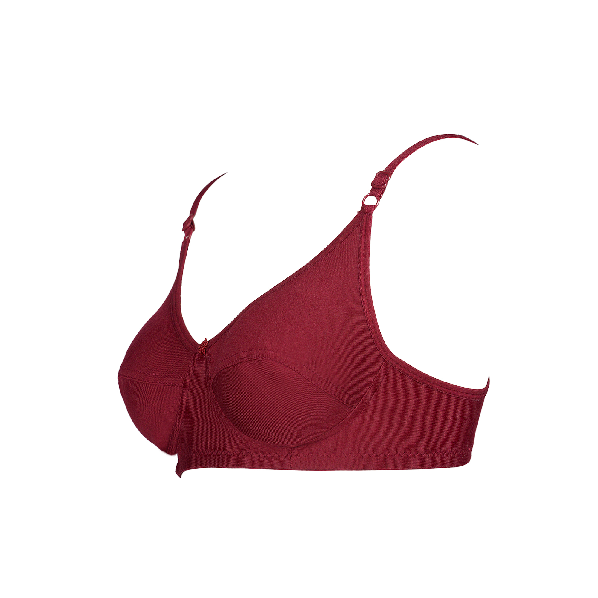 Lotus Bra - Cotton Fabric Sizes 28-40 | Available In Red Rani Black Dark Pink Maroon Gold