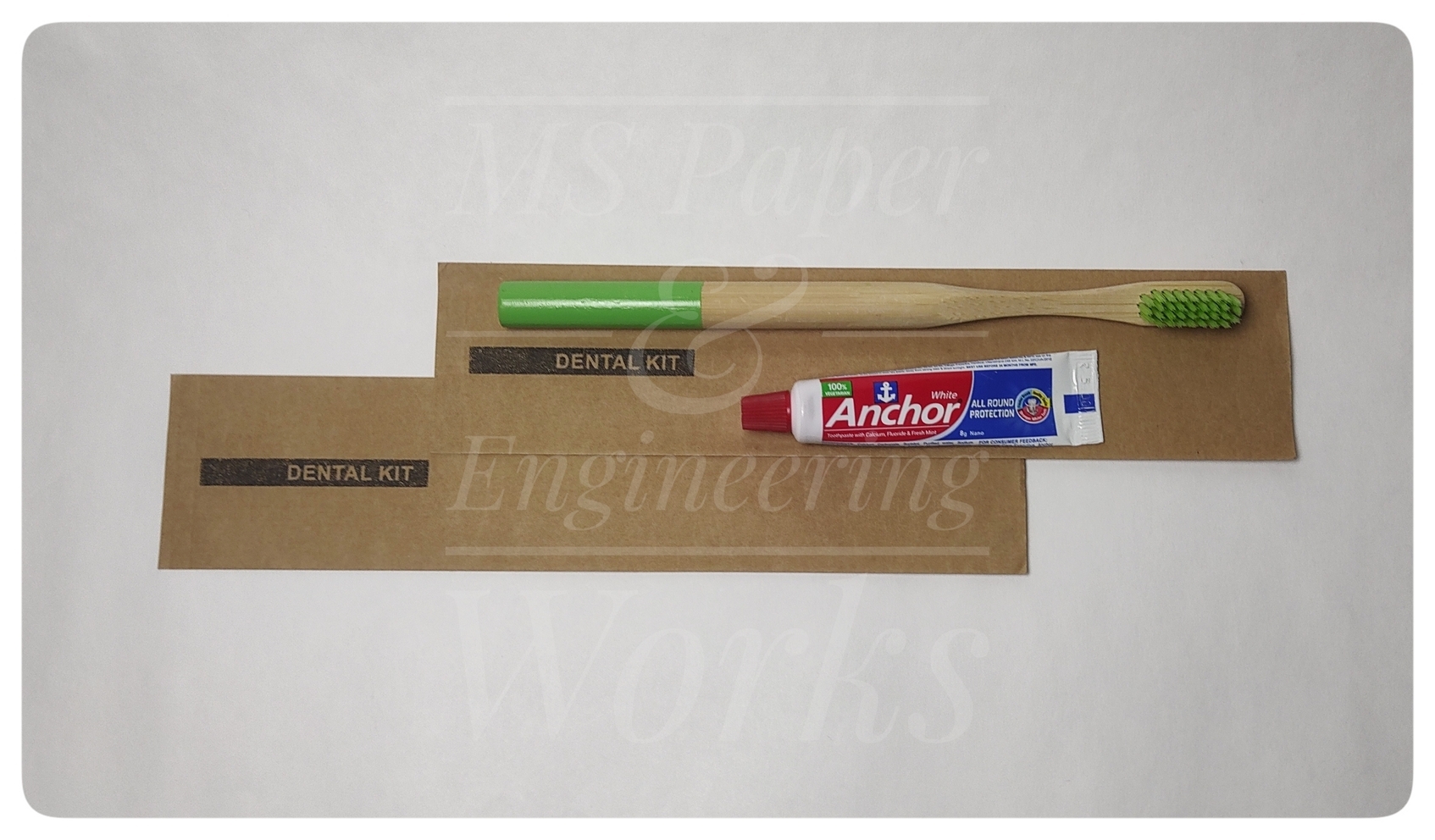 Hotel Dental Kit Pouch - Color: White