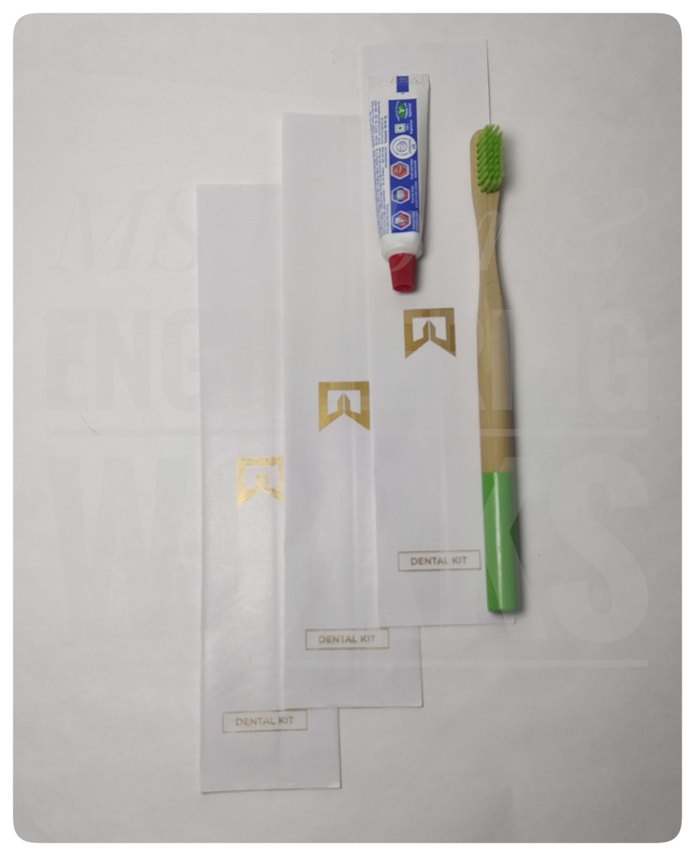Hotel Dental Kit Pouch - Color: White