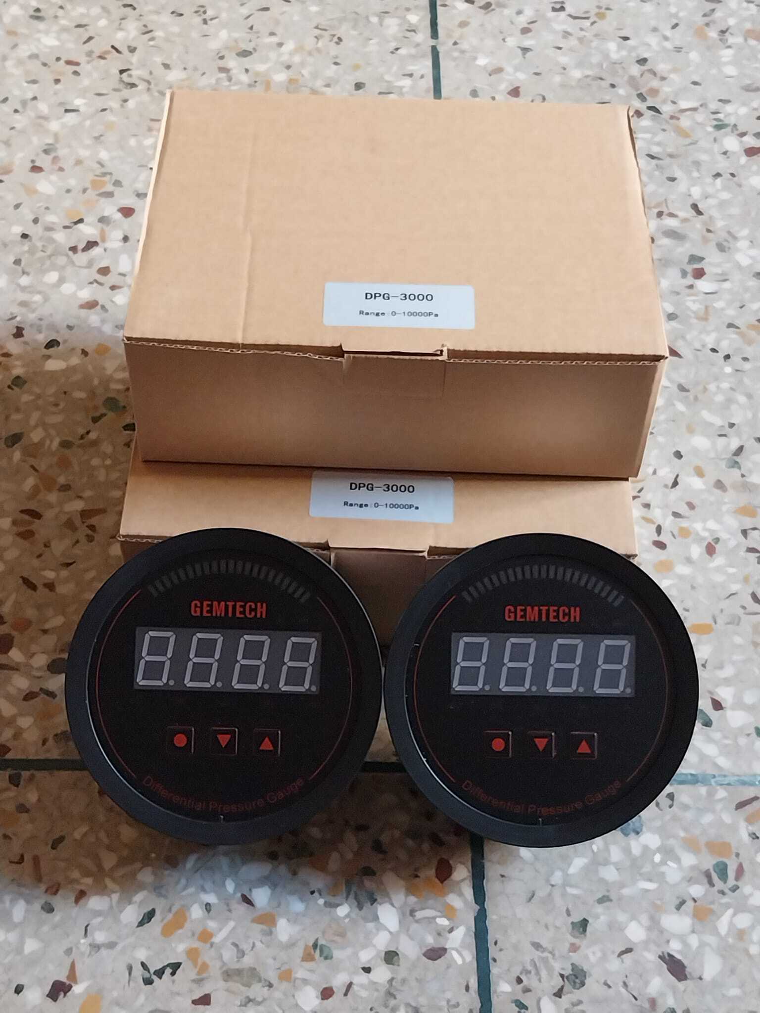 Gemtech Series 3000 Digital Pressure Gauge Range 0 To 2500 Pac