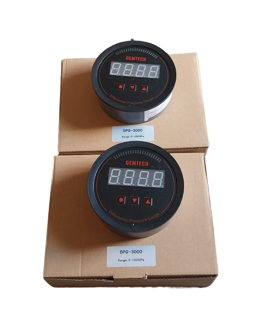 Gemtech Series 3000 Digital Pressure Gauge Range 0 To 2500 Pac