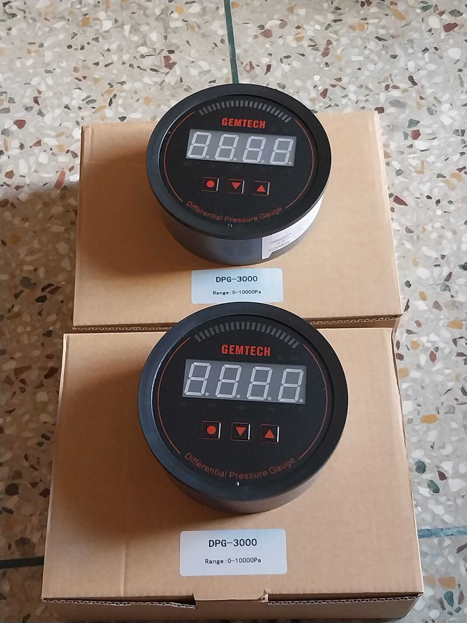 Gemtech Series 3000 Digital Pressure Gauge Range 0 To 2500 Pac